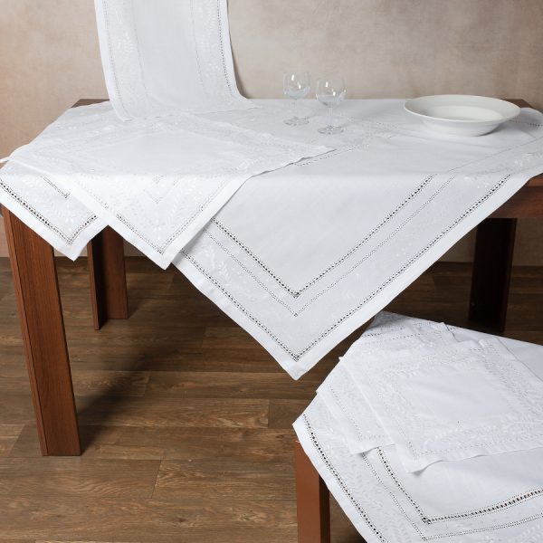 Σετ 601 (7 τεμαχίων) λευκό SilkFashion