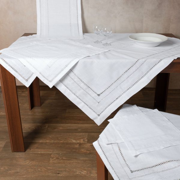 Σετ 602 (7 τεμαχίων) λευκό SilkFashion