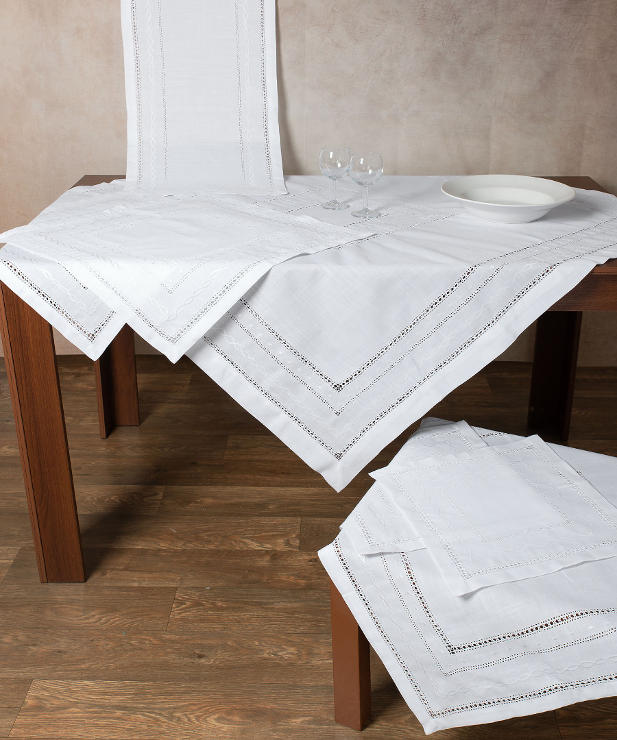 602alysida2 Σετ 602 (7 τεμαχίων) λευκό SilkFashion - Image 1