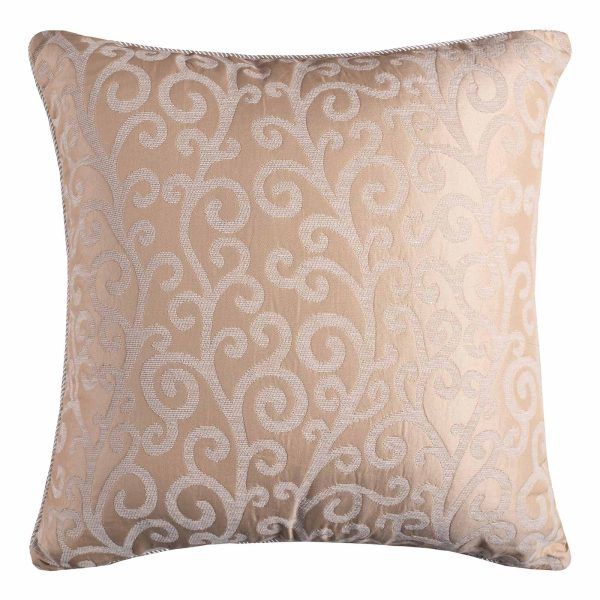 ΜΑΞΙΛΑΡΟΘΗΚΗ 602 (65cm x 65cm) κλαδί oyster SilkFashion