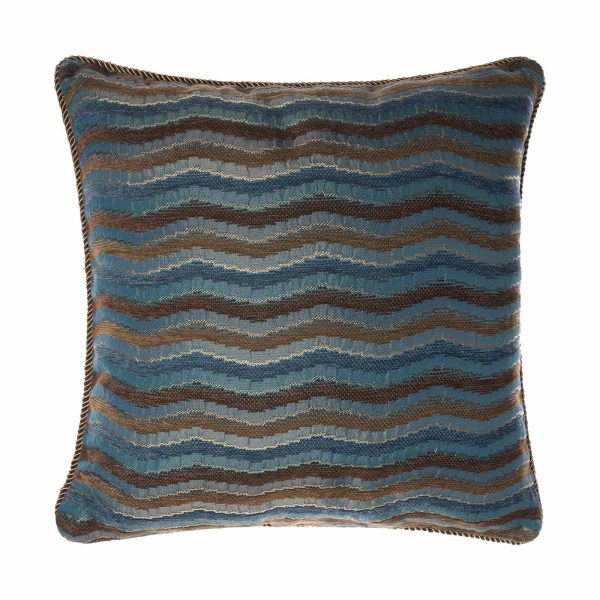 ΜΑΞΙΛΑΡΟΘΗΚΗ 602 (45cm x 45cm) κύμα μπλε SilkFashion