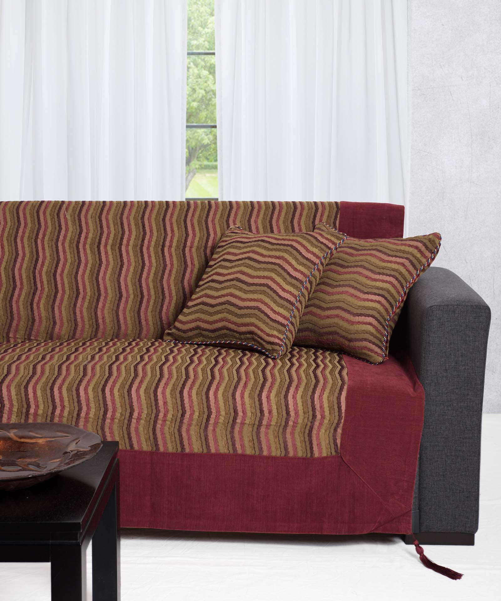 602kymabornto ΡΙΧΤΑΡΙΑ 602 κύμα (180cm x 180cm / 180cm x 250cm / 180cm x 300cm) μπορντώ SilkFashion - Image 1