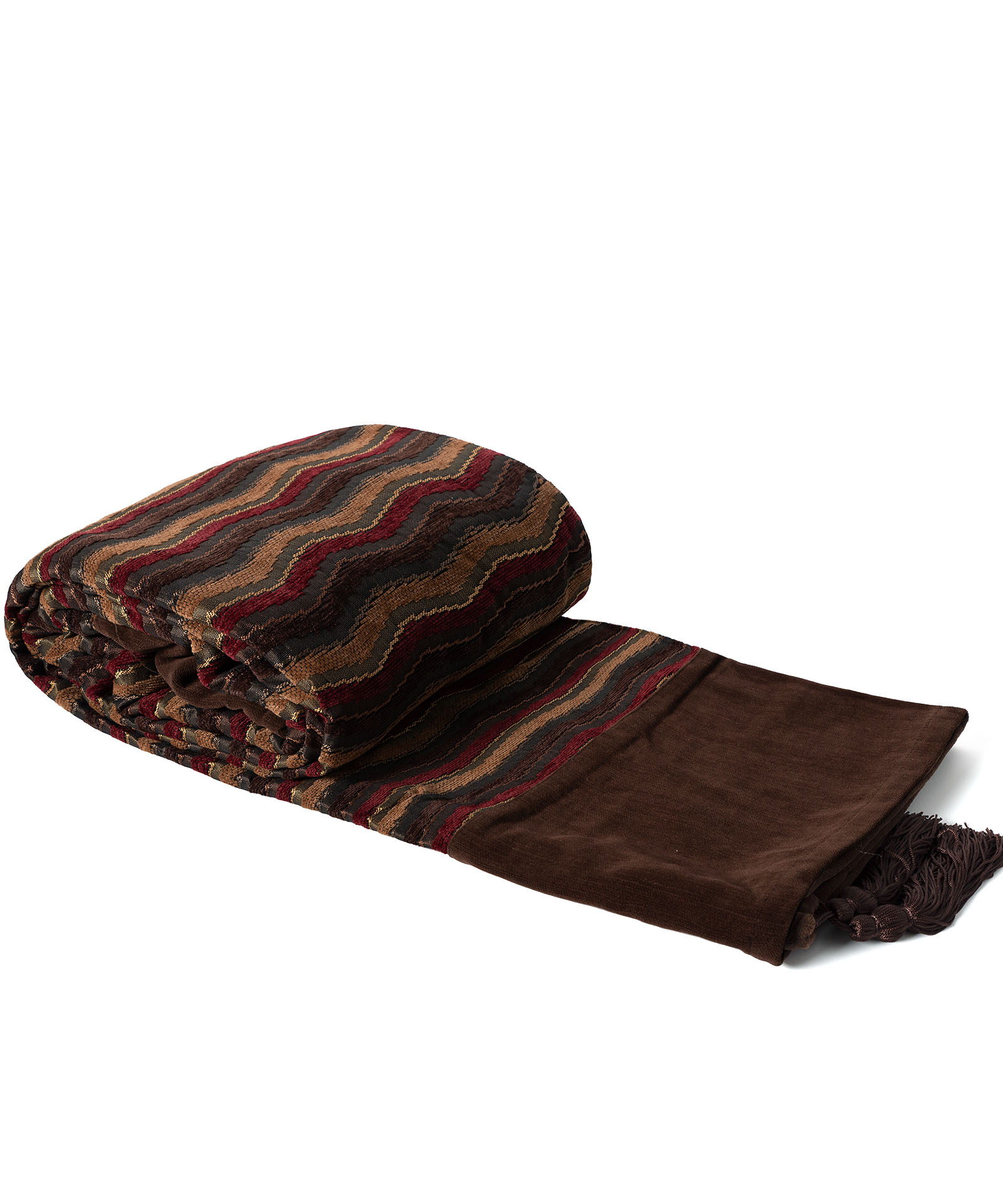 602kymakafe-2 ΡΙΧΤΑΡΙΑ 602 κύμα (180cm x 250cm) καφέ SilkFashion - Image 1