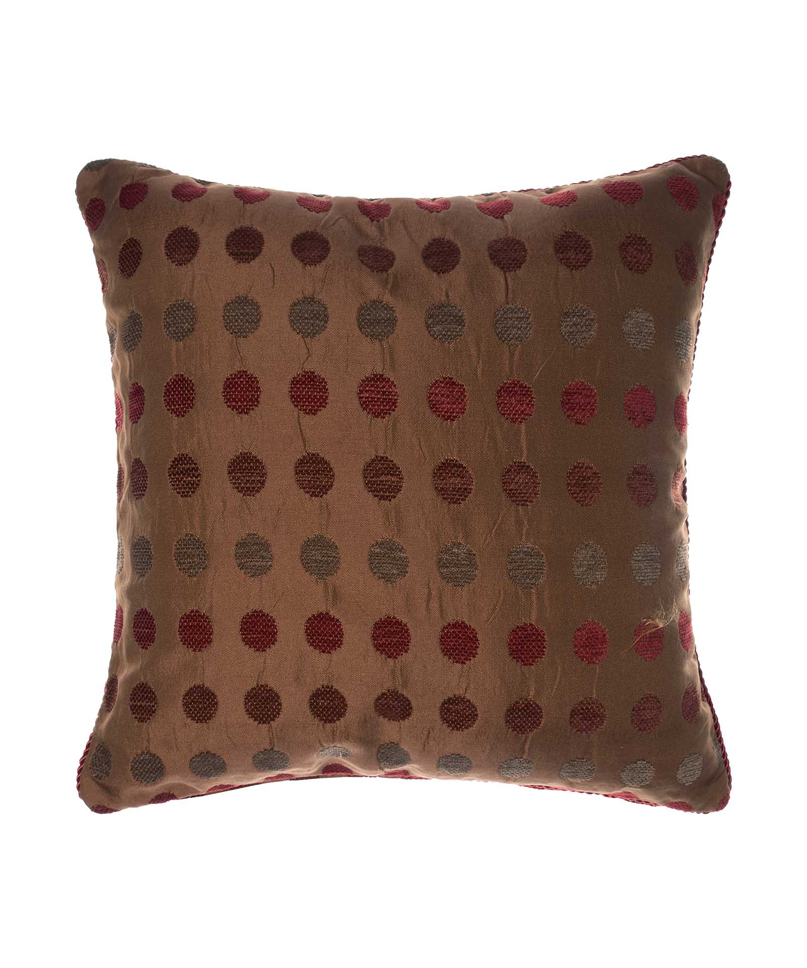 602pouabornto-4 ΜΑΞΙΛΑΡΟΘΗΚΗ 602 (45cm x 45cm) πουά μπορντώ SilkFashion - Image 1