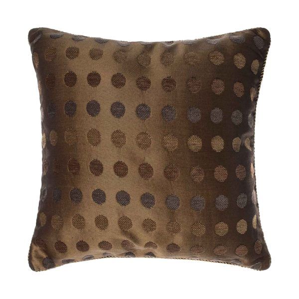 ΜΑΞΙΛΑΡΟΘΗΚΗ 602 (65cm x 65cm) πουά λαδί SilkFashion