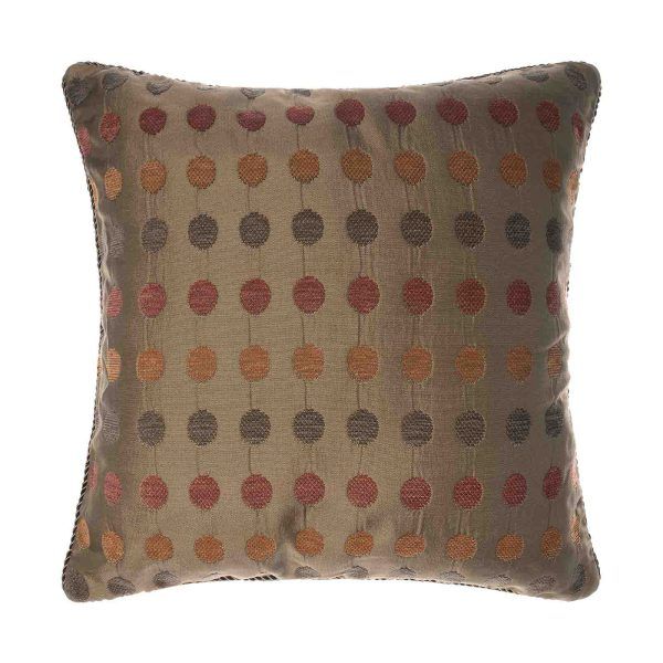 ΜΑΞΙΛΑΡΟΘΗΚΗ 602 (45cm x 45cm) πουά πράσινο SilkFashion