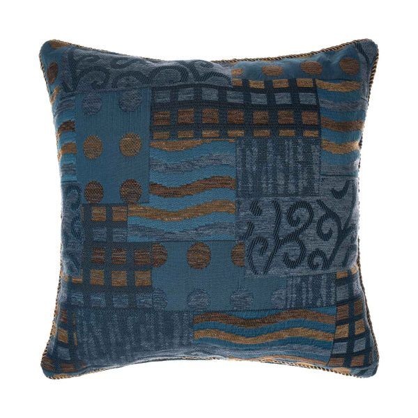 ΜΑΞΙΛΑΡΟΘΗΚΗ 602 (65cm x 65cm) πυκνό μπλε SilkFashion