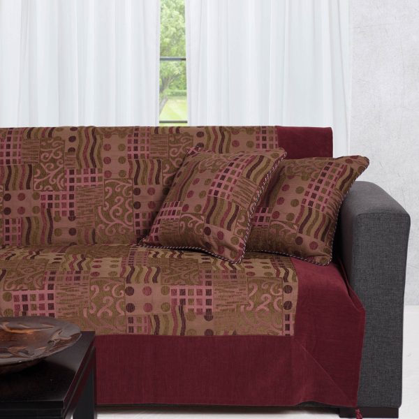 ΡΙΧΤΑΡΙΑ 602 πυκνό (150cm x 180cm) μελιτζανί SilkFashion