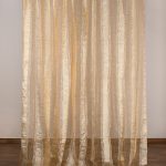 Κουρτίνα 6103 (280cm x 300cm) με τρέσα χρυσή SilkFashion
