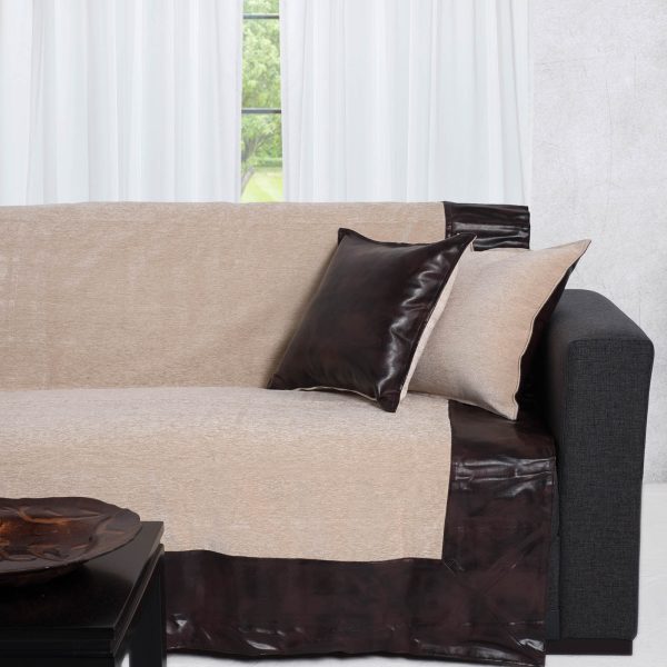 ΡΙΧΤΑΡΙΑ 6112 (150cm x 180cm / 180cm  x 230cm / 180cm x 270cm) ivory SilkFashion