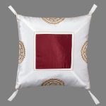 Μαξιλαροθήκη (40cm x 40cm) 612 ΧΜ-45 Μπορντώ SilkFashion