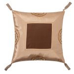 Μαξιλαροθήκη (40cm x 40cm) 612 ΧΜ-45 Καφέ SilkFashion
