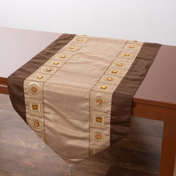 Τραβέρσα (50cm x 100cm) 612 ΧΝ-03 Μπεζ SilkFashion