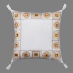 Μαξιλαροθήκη (40cm x 40cm) 612 ΧΝ-03 Λευκό SilkFashion