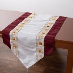 Τραβέρσα (50cm x 100cm) 612 ΧΝ-03 Λευκό SilkFashion