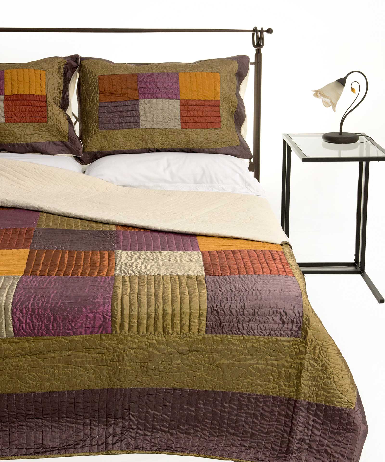 6153ladia ΚΟΥΒΕΡΛΙ σετ (160cm x 220cm + 1 x 50cm x 70cm) 6153 λαδί SilkFashion - Image 1