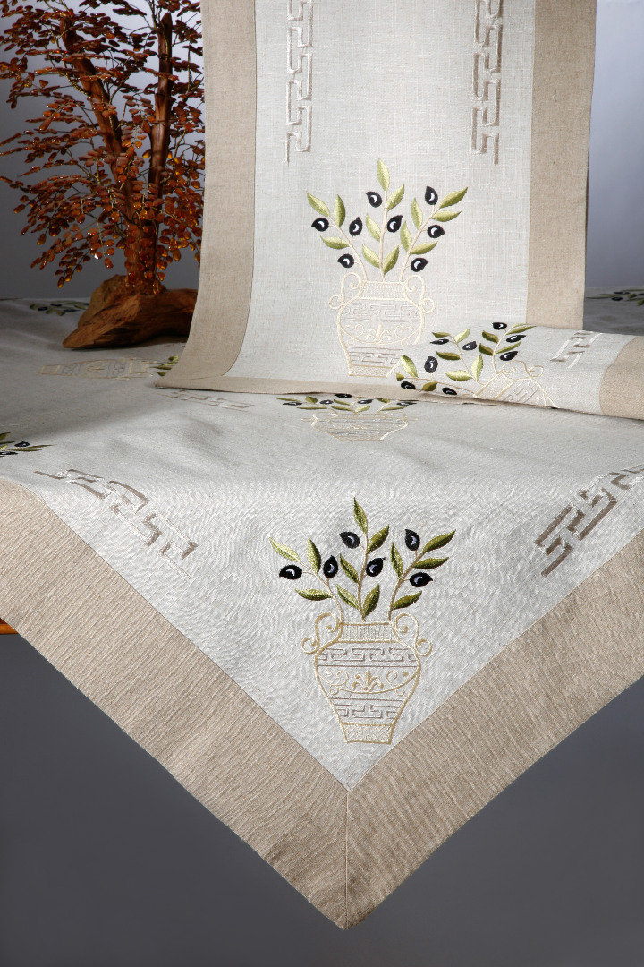 6161-4 Τραπεζομάντηλο 6161 (160cm x 250cm) SilkFashion - Image 1