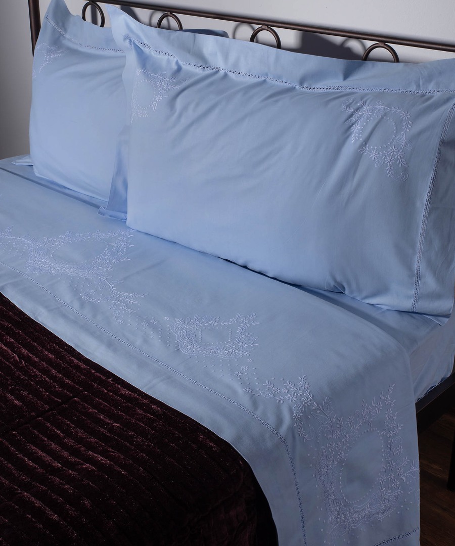 624siel ΧΕΙΡΟΠΟΙΗΤΟ ΣΕΝΤΟΝΙ 624 ΤΕΣΣΑΡΩΝ ΤΕΜΑΧΙΩΝ (225CM X 270CM) σιέλ SilkFashion - Image 1