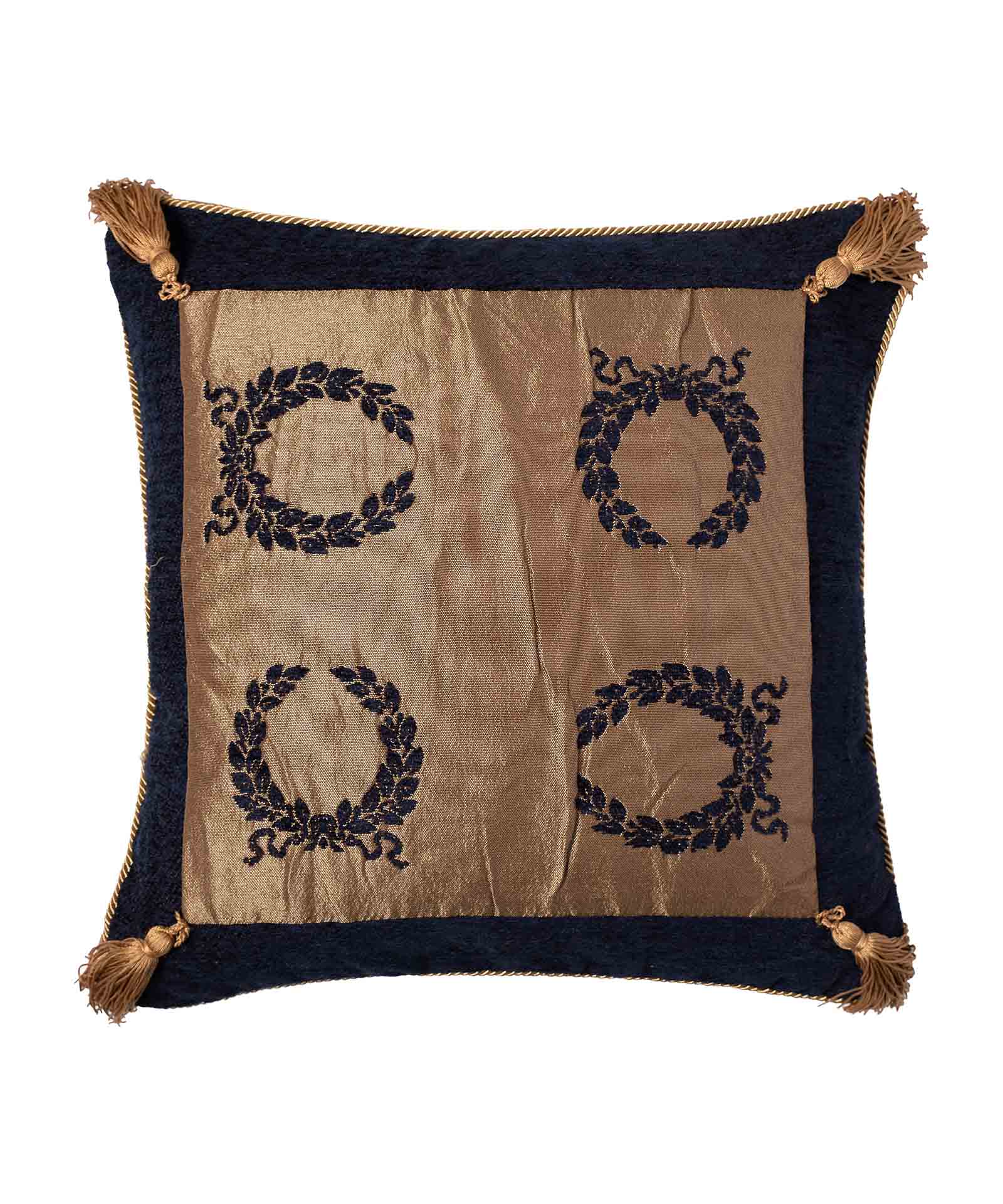 6416blemax ΜΑΞΙΛΑΡΟΘΗΚΗ (45cm x 45cm) 6416 μπλε SilkFashion - Image 1