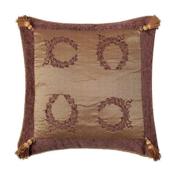 ΜΑΞΙΛΑΡΟΘΗΚΗ (45cm x 45cm) 6416 καφέ SilkFashion