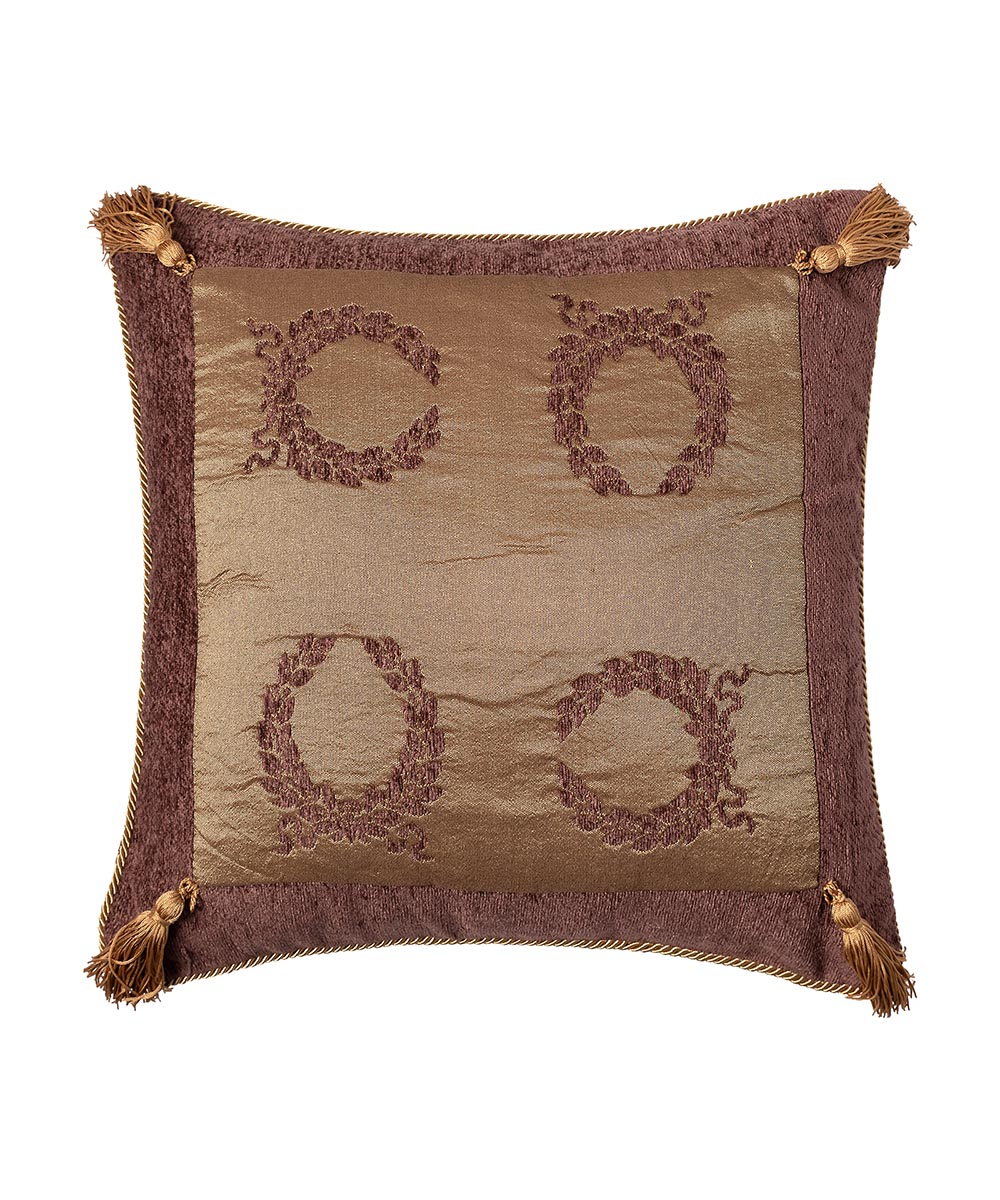 6416kafemax ΜΑΞΙΛΑΡΟΘΗΚΗ (45cm x 45cm) 6416 καφέ SilkFashion - Image 1