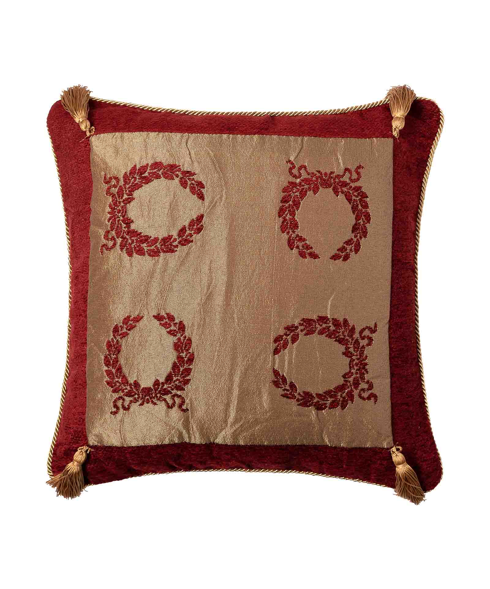 6416kokkinomax ΜΑΞΙΛΑΡΟΘΗΚΗ (45cm x 45cm) 6416 κόκκινο SilkFashion - Image 1
