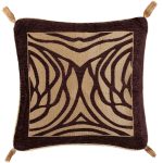 ΜΑΞΙΛΑΡΟΘΗΚΗ  6926 (65cm x 65cm) καφέ SilkFashion