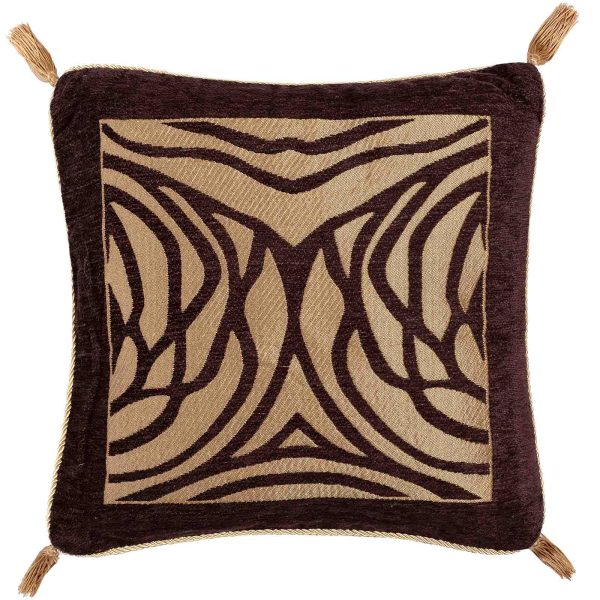 ΜΑΞΙΛΑΡΟΘΗΚΗ  6926 (65cm x 65cm) καφέ SilkFashion