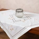 Καρέ MD0698 (85cm x 85cm) ivory SilkFashion