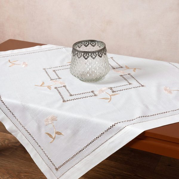 Καρέ MD0698 (85cm x 85cm) ivory SilkFashion