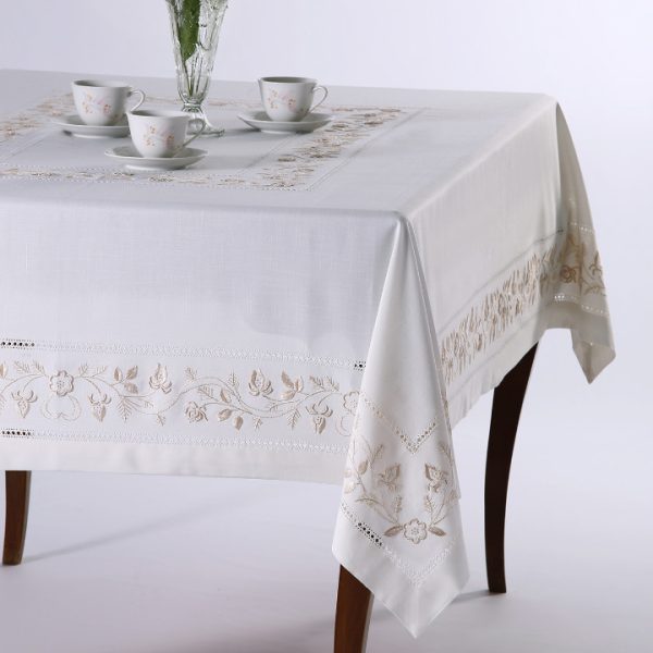 Χειροποίητο τραπεζομάντηλο 700 (170cm x 270cm) SilkFashion