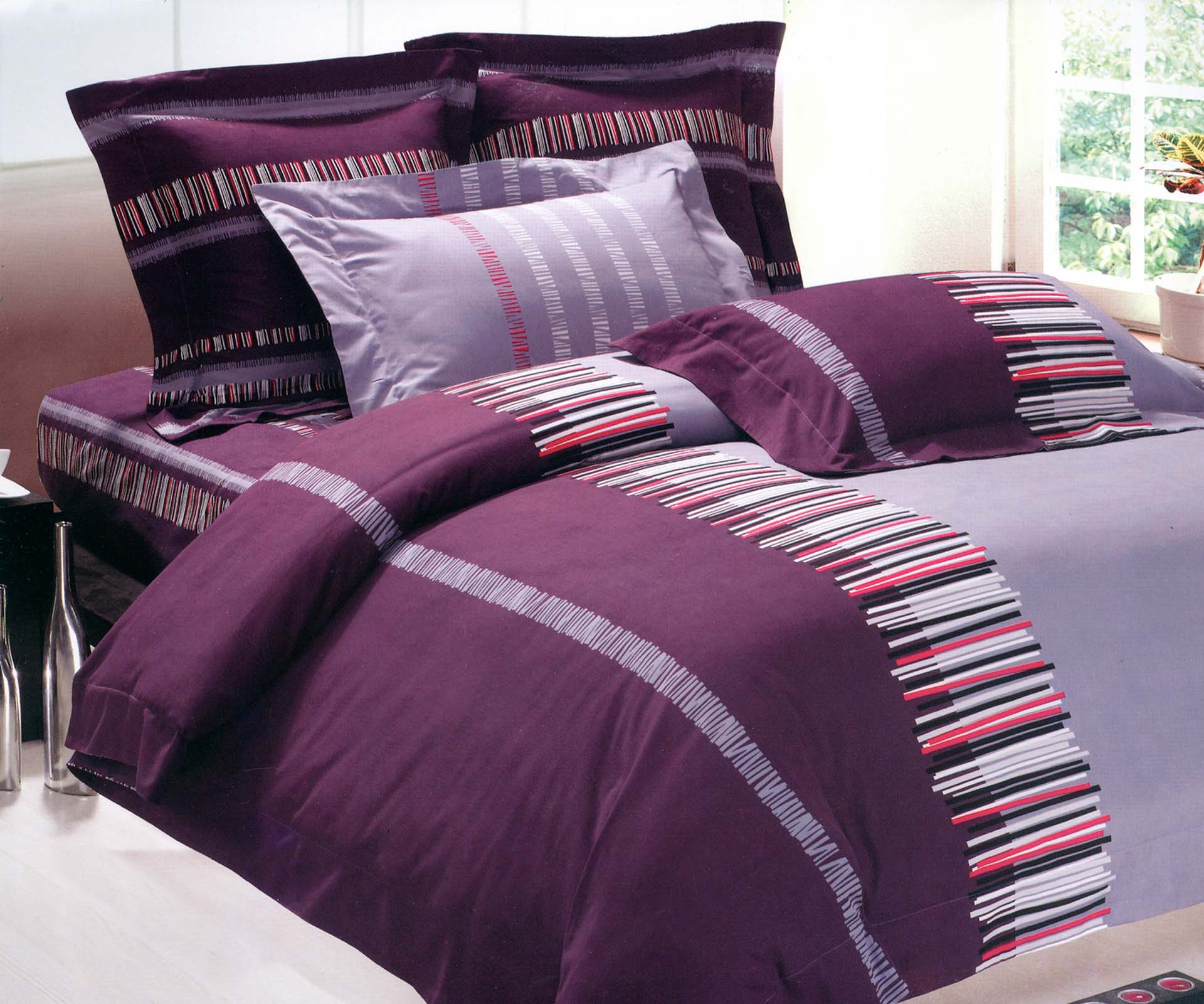 7003-1fanella σεντόνια φανελένια (230cm x 250cm 2x 50cm x 70cm) 7003-1 SilkFashion - Image 1