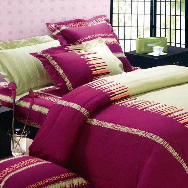 σεντόνια φανελένια (230cm x 250cm 2x 50cm x 70cm)  7003-2 SilkFashion