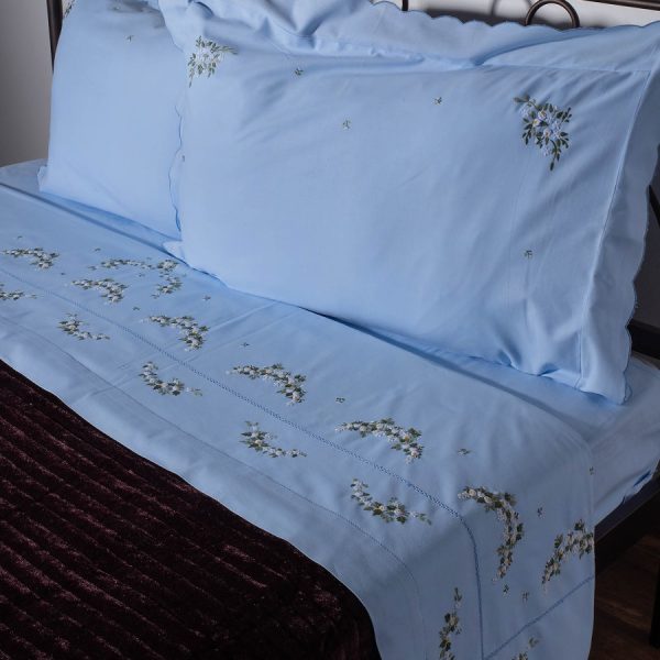 ΧΕΙΡΟΠΟΙΗΤΟ ΡΟΚΟΚΟ ΣΕΝΤΟΝΙ 7003 ΤΕΣΣΑΡΩΝ ΤΕΜΑΧΙΩΝ (225CM X 270CM)  ΣΙΕΛ SilkFashion