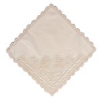 Πετσετάκια γωνίες 12 τεμάχια (33cm x 33cm) 7021 μπέζ SilkFashion