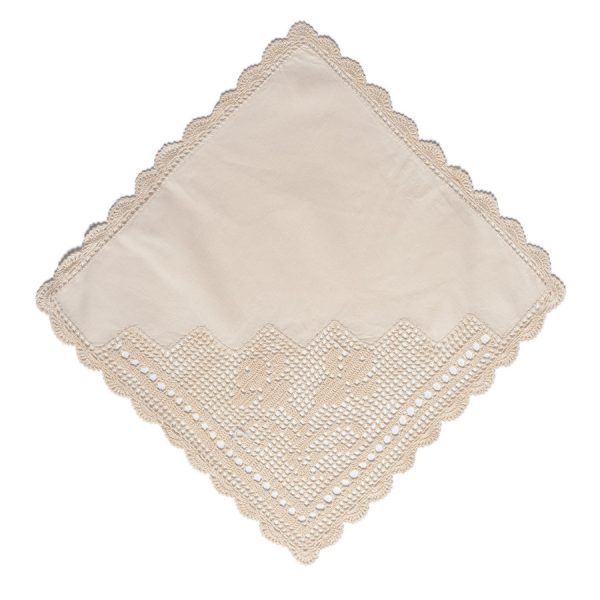 Πετσετάκια γωνίες 12 τεμάχια (33cm x 33cm) 7021 μπέζ SilkFashion