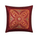 Μαξιλαροθήκη (40cm x 40cm) 703 ΧΝ-30 Μπορντώ SilkFashion