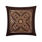 Μαξιλαροθήκη (40cm x 40cm) 703 ΧΝ-30 Καφέ SilkFashion