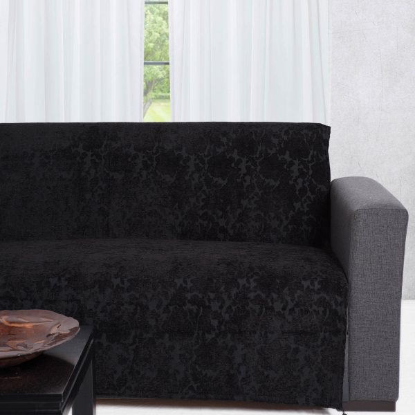 ΡΙΧΤΑΡΙΑ 7098 (180cm x 180cm / 180cm x 250cm / 180cm x 320cm) μαύρο SilkFashion