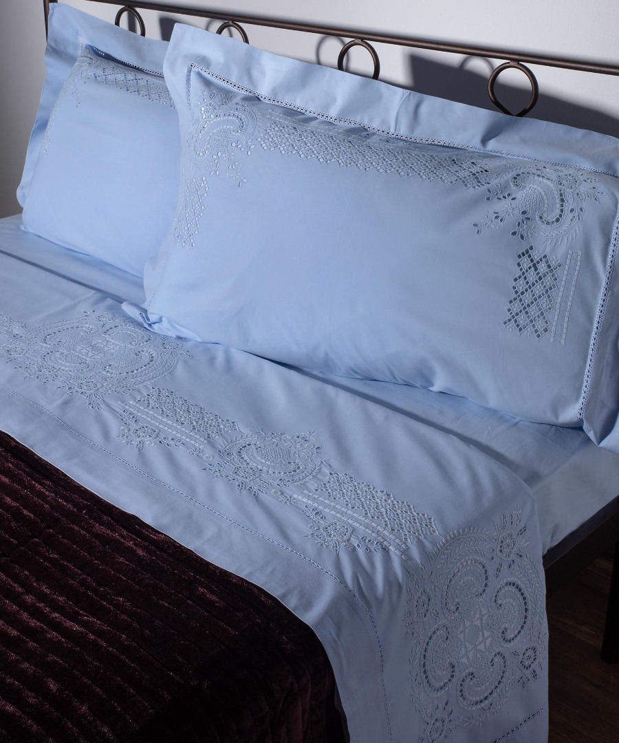 710siel ΧΕΙΡΟΠΟΙΗΤΟ ΣΕΝΤΟΝΙ 710 ΤΕΣΣΑΡΩΝ ΤΕΜΑΧΙΩΝ (225CM X 270CM) ΣΙΕΛ SilkFashion - Image 1