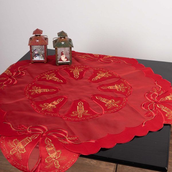 χριστουγεννιάτικο καρέ (90cm x 90cm) 716 SilkFashion