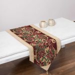 χριστουγεννιάτικη τραβέρσα (33cm x 175cm) 719 Με μύτη SilkFashion