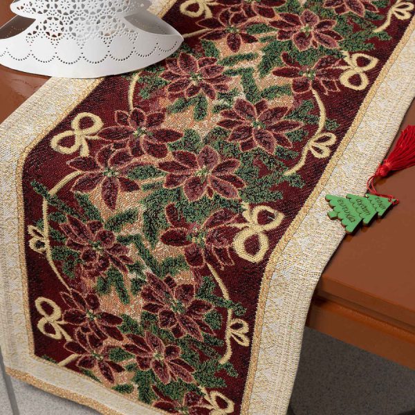 χριστουγεννιάτικη τραβέρσα (33cm x 170cm) 719 SilkFashion