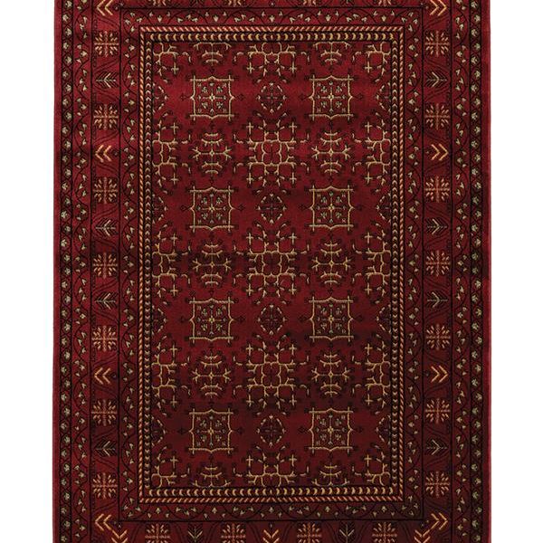 ΧΑΛΙ PERSIA   315 BURGUNDY ΜΕ ΚΡΟΣΣΙ - SET067(2x140,1x200)  NewPlan