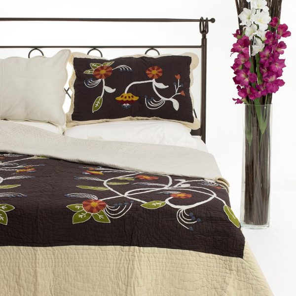 ΚΟΥΒΕΡΛΙ σετ (160cm x 220cm + 1 x 50cm x 70cm) 76334 SilkFashion