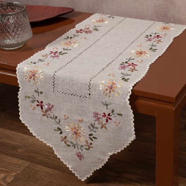 Τραβέρσα με ροκοκό (35cm x 120cm) 76977 SilkFashion