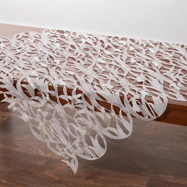 Τραπεζοκαρέ (130cm x 130cm) 7824 Ivory SilkFashion