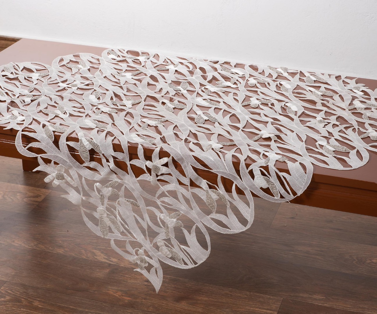 7824ivory-2 Καρέ (85cm x 85cm) 7824 Ivory SilkFashion - Image 1