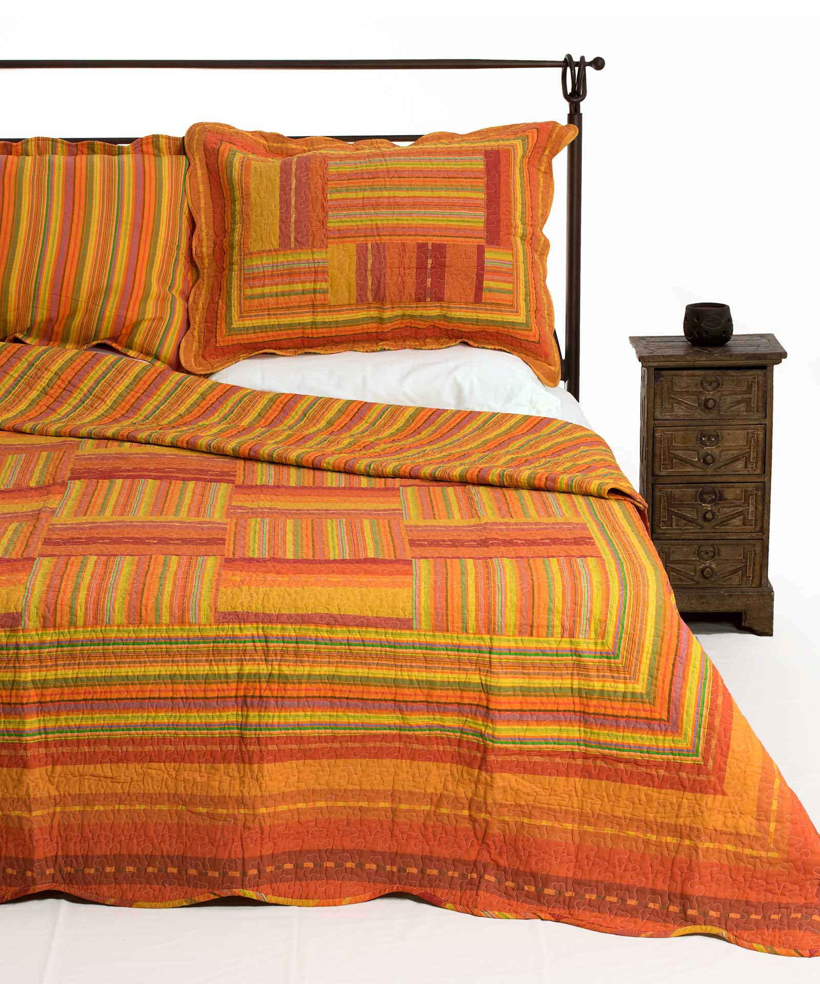 8014 ΚΟΥΒΕΡΛΙ σετ (220cm x 240cm + 2 x 50cm x 70cm) 8014 SilkFashion - Image 1