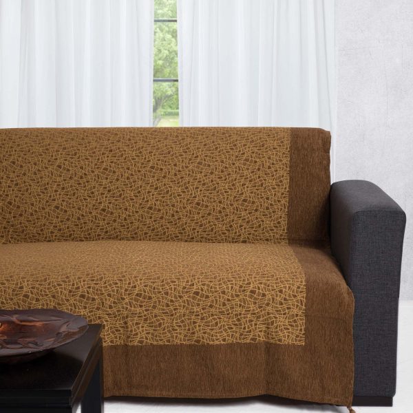 ΡΙΧΤΑΡΙΑ 8091 (180cm x 180cm / 180cm  x 250cm / 180cm x 300cm) χρυσό SilkFashion